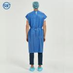 Short Sleeve Disposable Patient Gown Unsiex Sterile Reinforced Surgical Gown