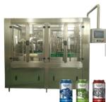 ISO Small Beer Production Line 165 Cans/min Aluminum Can Bottling Machine