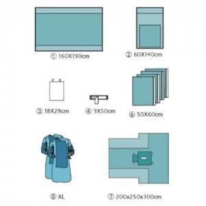 China EO Sterilized Disposable Surgical Pack Disposable Laparoscopy Pack wholesale