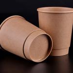 New Design Customer Logo Paper Glass Hot Coffee Disposable Cups For Cafe