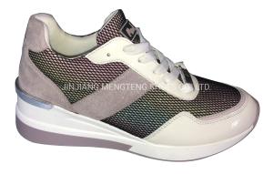 China Fashion Pu Imitation Suede Casual Shoes , Good Walking Performance High Heel Shoes wholesale