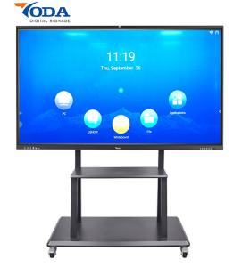 China Indoor 75-inch 350cd/M2 Conference Room Touch Screen Flat Panel 500W wholesale