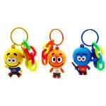 Professional factories Custom Rubber 3d cartoon keychain Anime Characters PVC