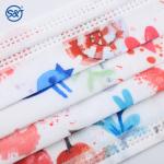 Cheap custom printed cotton allergy 3ply 4ply facial smoke face xhalation valve