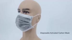 China Hot selling adult 4 Ply Filter mask disposable nonwoven civil active carbon face mask on sale