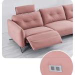 Multifunctional First-Class Space Sofa Italian Minimalist First Layer Cowhide
