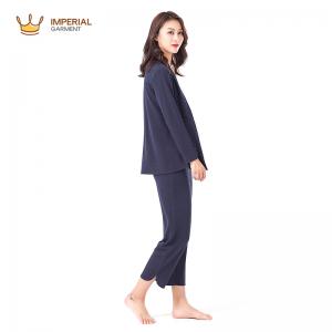 China Rayon Polyester Spandex Custom Womens Clothing , Plus Size Ladies Pajamas Sets wholesale