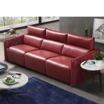 Space Capsule Italian Minimalist Leather Functional Sofa Corner Living Room