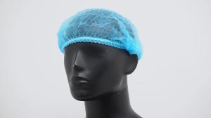 China S&amp;J Disposable non woven PP medical bouffant clip cap / non woven nurse caps wholesale
