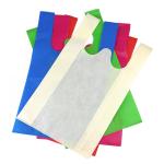 Low Price Wholesale Custom Logo Eco-Friendly W-Cut Non Woven Vest Bag