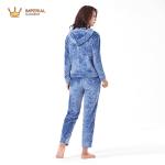 Women Plus Size Women 100_polyester Luxury Fleece Sleepwere Winter girls