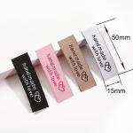 Label Clothing Personalized Custom Logo Brand Folded Woven Clothes Label
