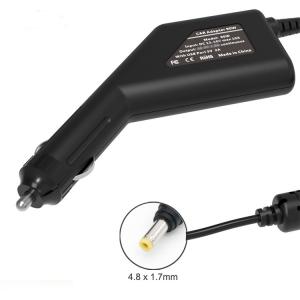 China 18.5V 3.5A 65W Fast Car Charger , Laptop Car Charger With 4.8 X 1.7 Mm Connector wholesale