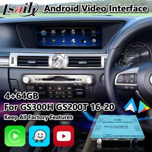 China Lsailt Android Car Multimedia Interface for Lexus GS300h GS200t GS350 GS450h GSF GS L10 2016-2020 wholesale