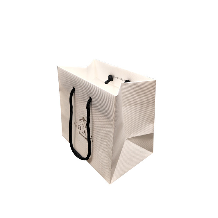 80gsm SGS CMYK Eco Friendly Shopping Bag With Rope Handles