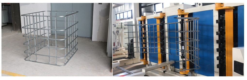 IBC Cage Frame PLC 400KVA Iron Tube Mesh Machine