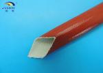 Self - Extinguishing Expandable Fiberglass Sleeving / Heat Treatment Fiberglass