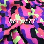 Neon Bright Fluo Colors Repreve Swimwear Fabric For Melbourne Tankini Bikini