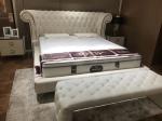 Rolled Headboard Luxury Modern King Size Bedroom Sets 1.7x2.2mm Bed Lit Cama