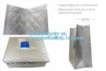Large folding keeping cool cooler bag lunch bag for food fruit seafood steak