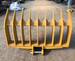 Q355B Material Mini Excavator Brush Rake Attachments For Land Clearing