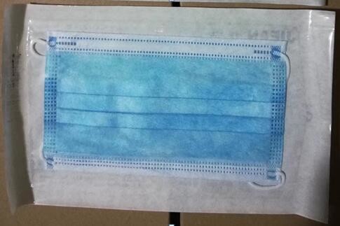Hygienic Triple Layer Disposable Earloop Face Mask