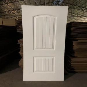 China Environmental Friendly White Faced Hdf Door Skin For Exterior House Decoration wholesale