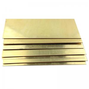 China Industrial Hard Copper Brass Metals Plate C2600 C2800 C10100 Material on sale
