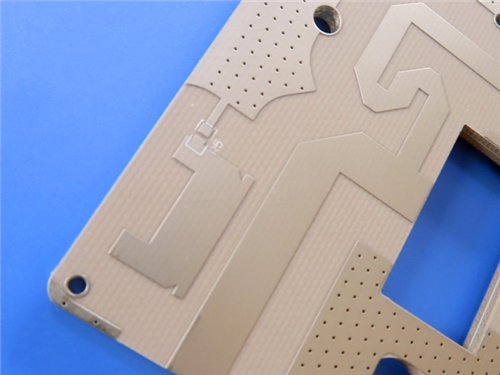 DiClad 870 Double-layer PCB base on 93mil(2.5mm) Core laminates 2.5mm with Immersion Gold Finish for RF Digital Radio Antennas
