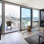 Aluminum Frame Toughened Glass French Casement Floor To Ceiling Window