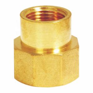 China Golden Yellow Female Brass Fitting Round PCOC For Copper Pipe wholesale
