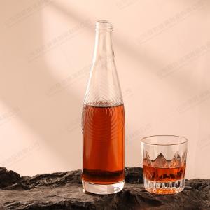 China Customized Logo High Borosilicate Glass Wine Bottles for Test Tube and Whiskey 50ml/100ml on sale
