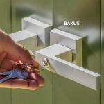 Premium Aluminum Storage Heavy Duty Shed Lock UV Resistant Weatherproof For