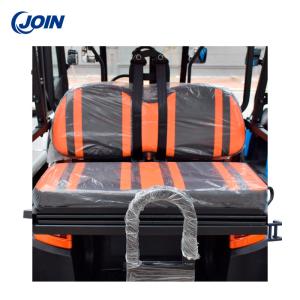 China Buggy Custom Golf Cart Seat Kit Permanent Black And Orange ODM wholesale