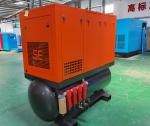 10HP 15HP Silent Oil Free Types Of Rotary Air Compressor Tank Mounted