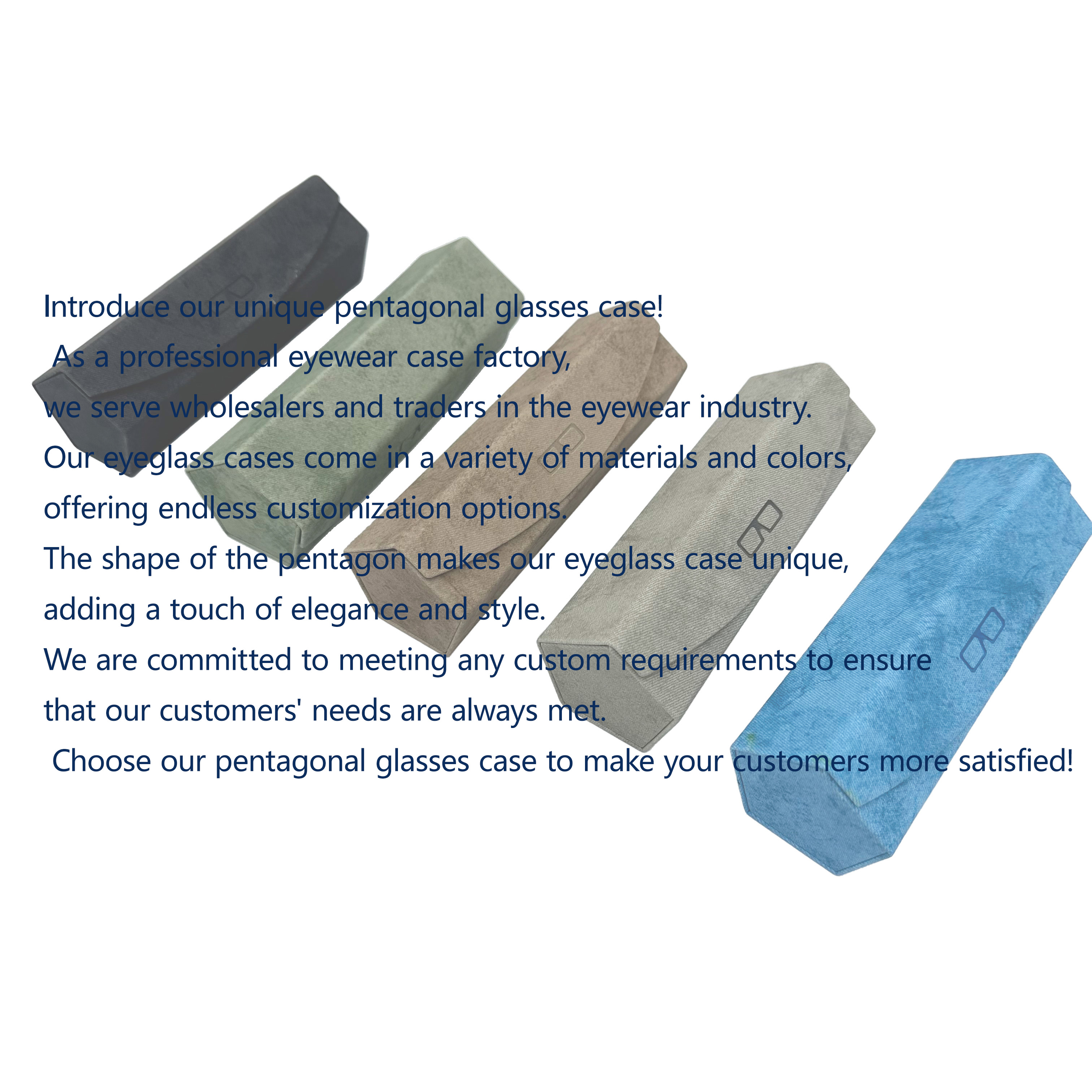 Sleek Foldable Eyeglass Case Triangle Sunglasses Case Fashionable