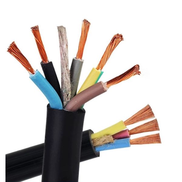Heavy Duty H07RNF Rubber Flexible Cable With Customizable Size Outdoor Use