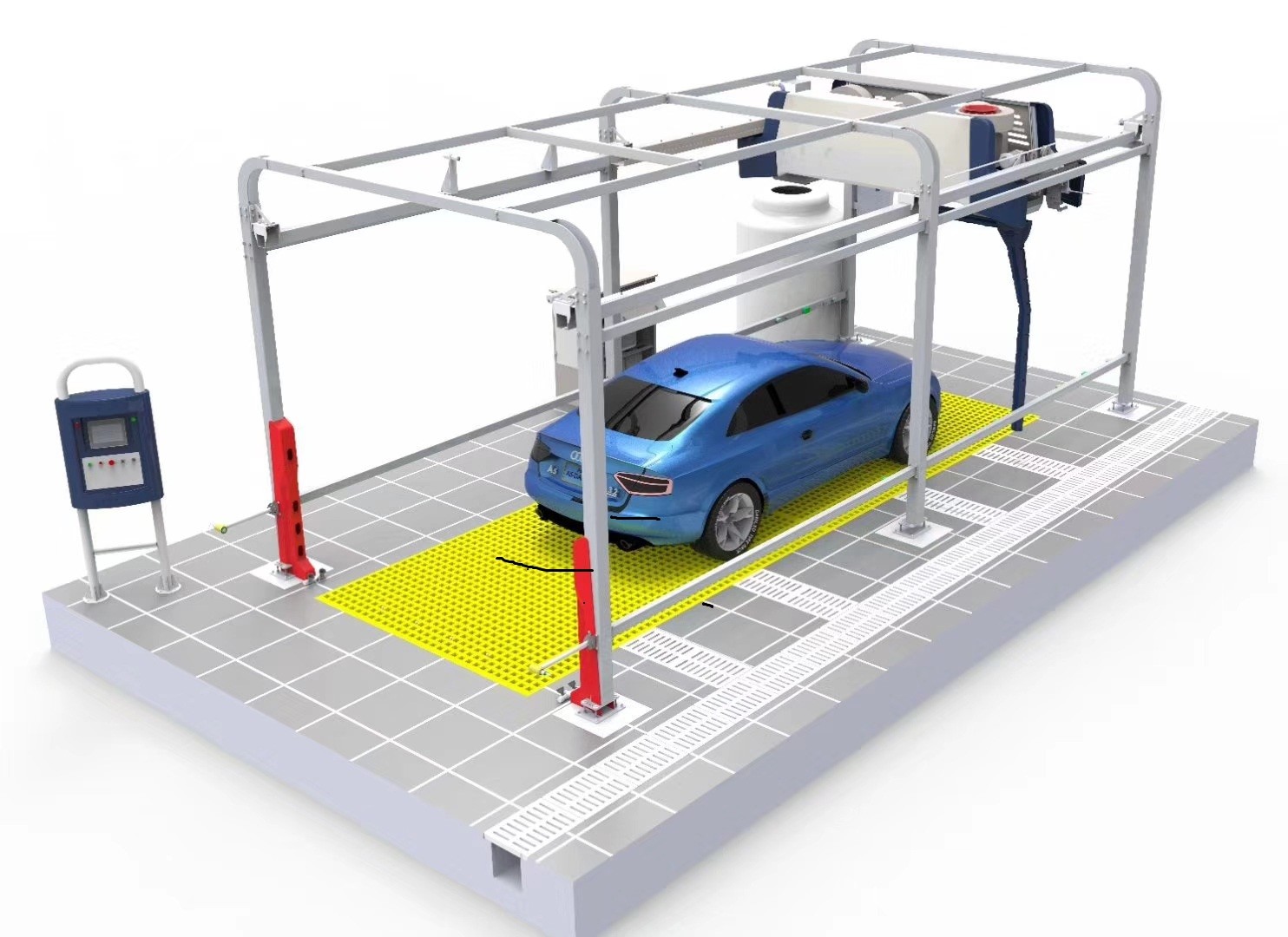 High Pressure Automatic Car Washing Machine Energy Efficiency Touchless Car Washer