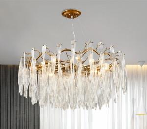 China Modern European Style Crystal Pendant Ceiling Light For Villa Room wholesale
