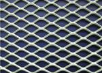 Mill Finishing Extruded Metal Mesh , Galvanized Aluminum Expanded Metal Grating