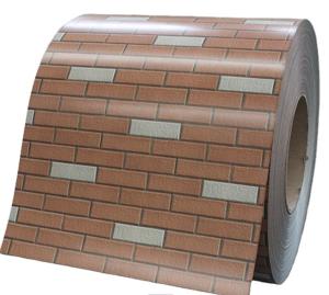 China Brick Pattern Hot Dipped Galvanized Steel Coils Ppgi 240Mpa 700Mpa wholesale