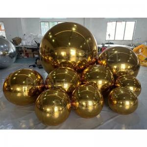 China Giant Christmas Decorative Inflatable Mirror Ball Shiny Balloon Mirror Sphere PVC Mirror Balls wholesale