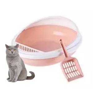 China Wholesale Manufactured Nice Quality Self Cleaning Cat Cage With Egg-ball Shape Litter Box For Pet Cat wholesale