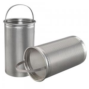China Basket Washable Furnace Filters Stainless Steel Mesh Strainer on sale