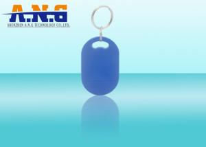 China High Frequency Blue Rfid Key Chains Anti - Shock 51.5×32.4×5.8mm wholesale