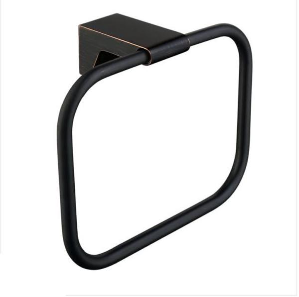 ORB Hotel Bathroom Supplies Brass Towel Ring Wall Mounted Towel Bra Bathroom