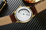KINYUED Custom Logo Original Luxury Brand Automatic Mechanical Tourbillon Watch