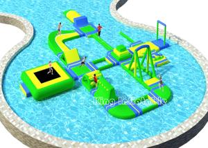China Durable Customized Inflatable Water Parks / Colorful Amusement Water Park wholesale