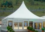 Fire Retardent Pagoda Canopy Tent Waterproof Lightweight For Restaurant Catering