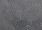 260gsm Mattress Quilting Fabric Linen Gray Polyester Knitted Jacquard Protective